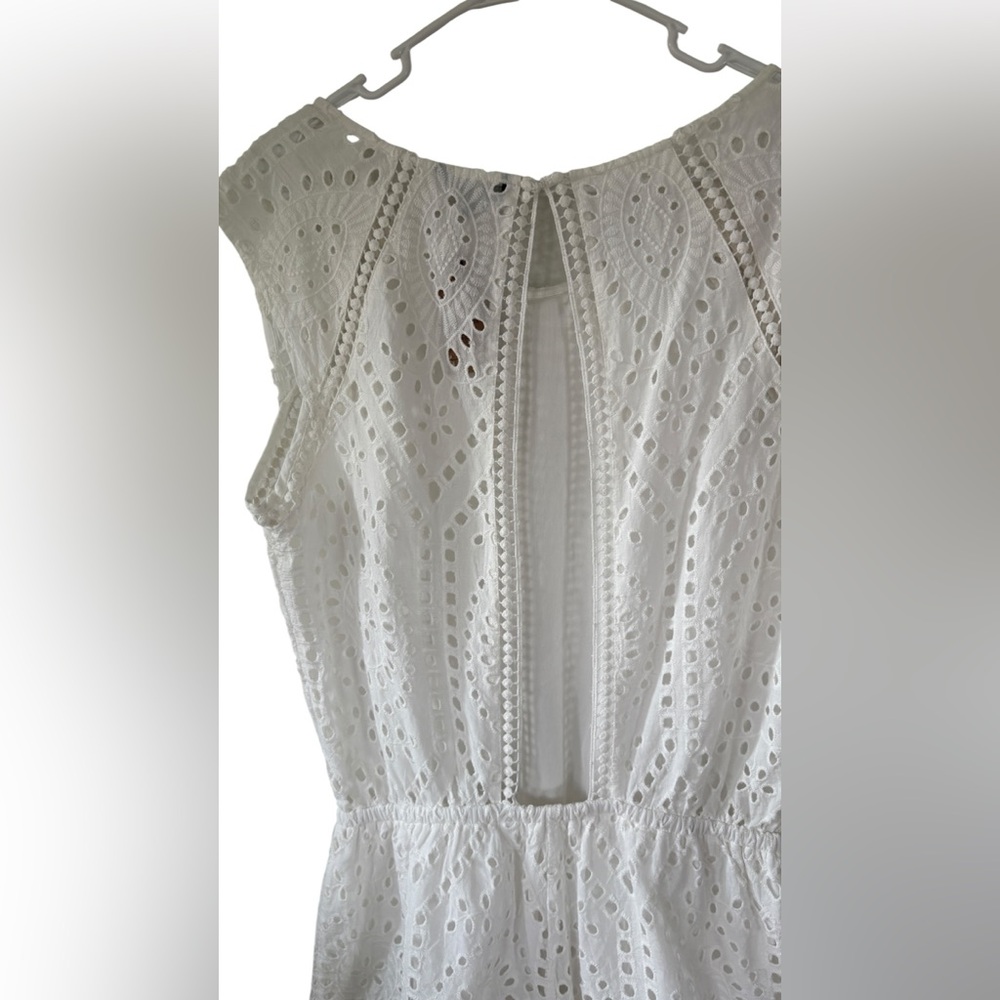 American Eagle Outfitters White Eyelet Dress - Picture 3 of 6